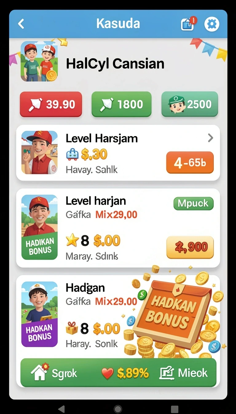 Beragam pilihan permainan menarik dalam aplikasi Aplikasi 9399 Resmi dan Terpercaya di Android.