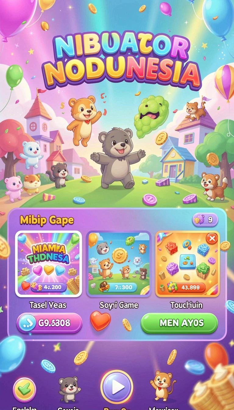 Beragam pilihan permainan menarik dalam aplikasi Aplikasi bingo4d Resmi: Download dan Instalasi.